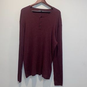 Men's John Varvatos Camel Hair & Cotton Sweater XL